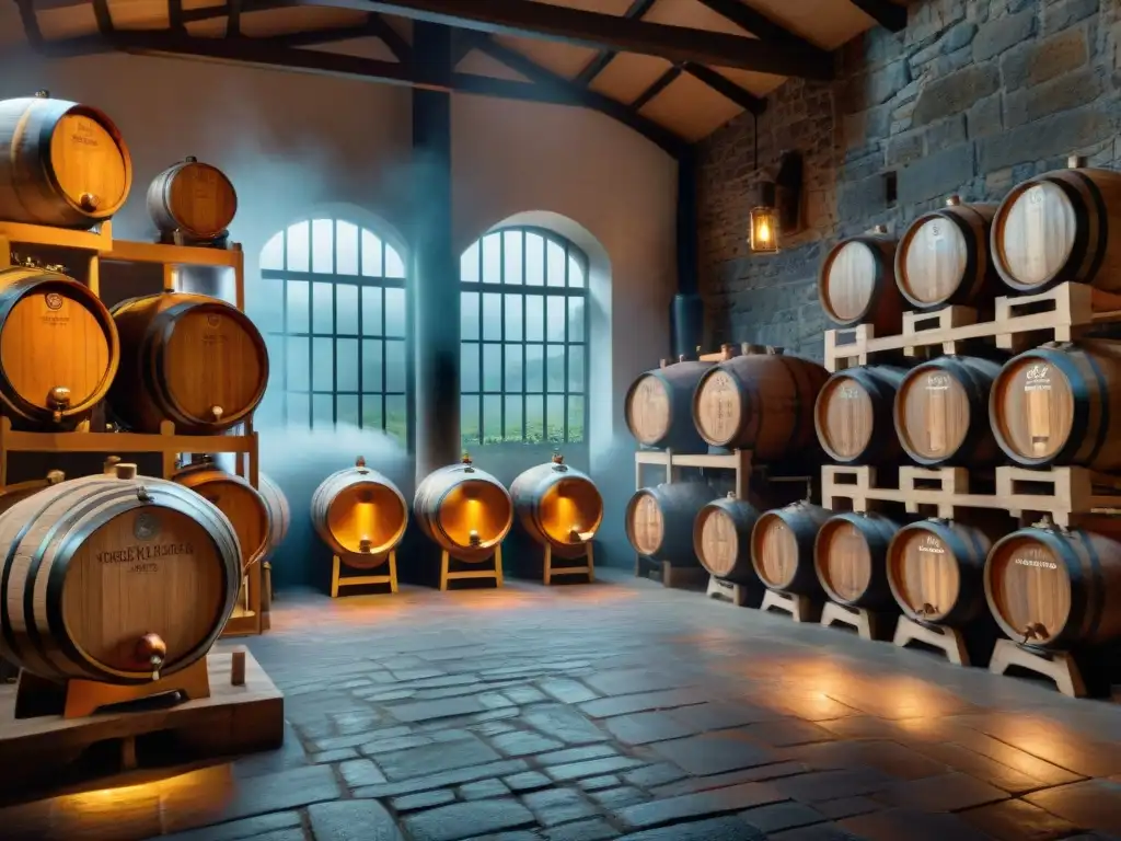 Destilería tradicional en las Highlands: detalle en 8k Destilería rústica en las Tierras Altas de Escocia